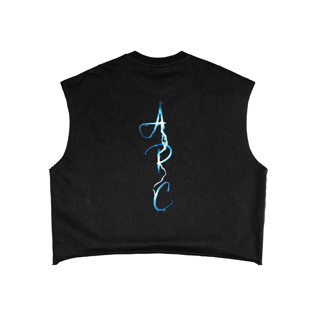 French Terry Boxy Tank Top Static Shock