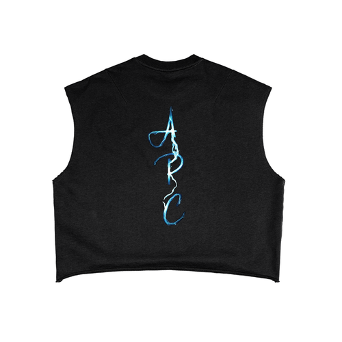 French Terry Boxy Tank Top Static Shock