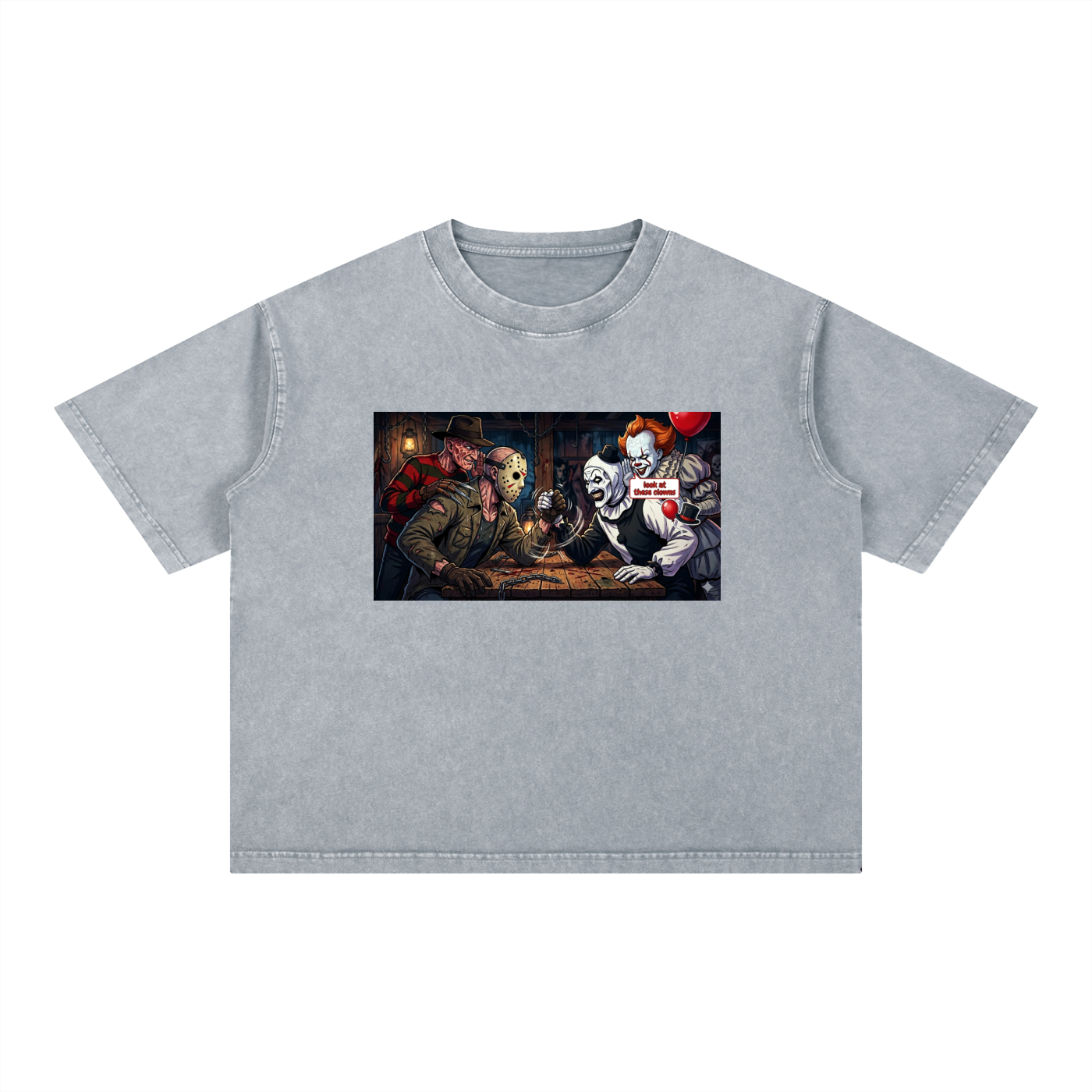 Mineral Wash Boxy Cotton T-Shirt