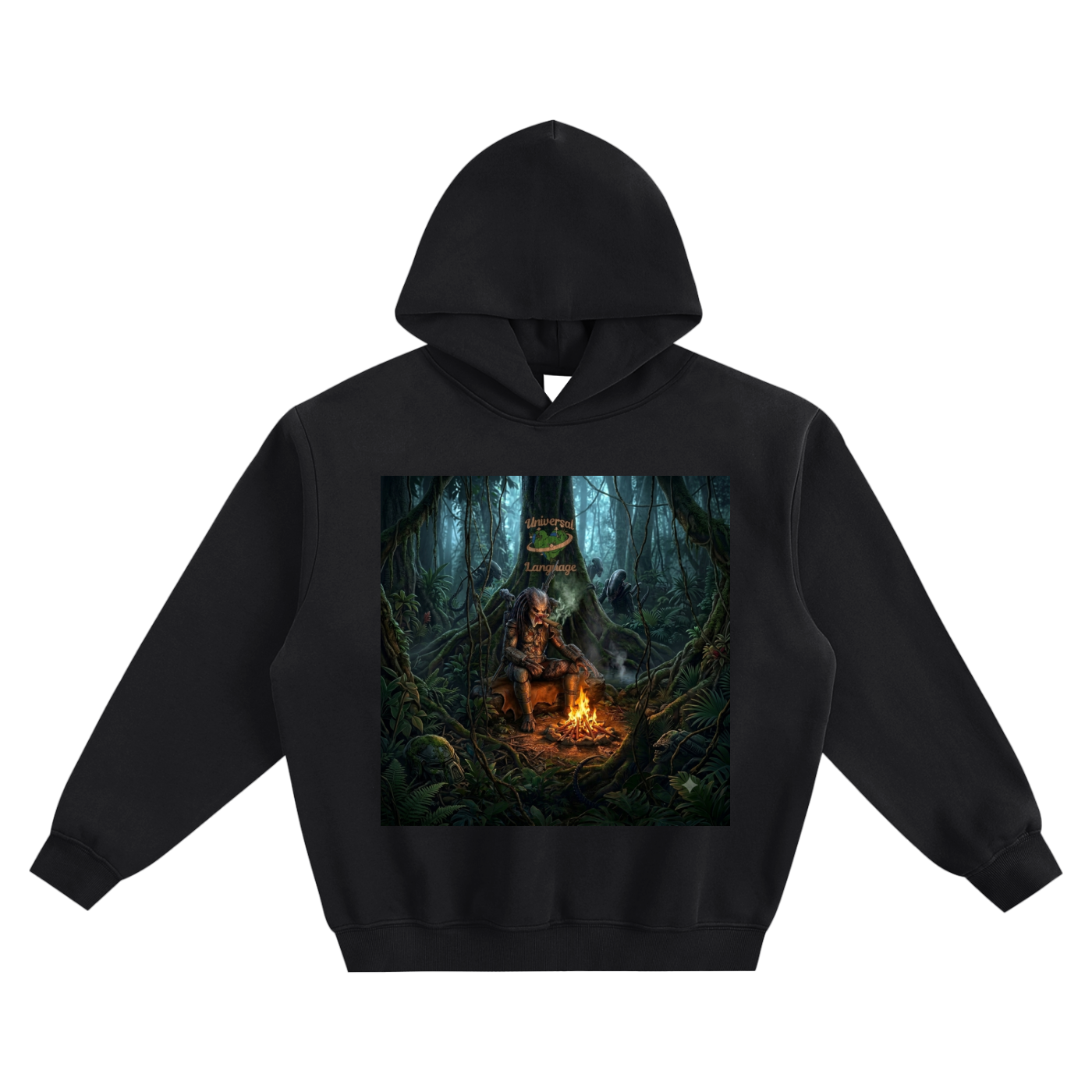 Fleeced Boxy Hoodie AvP