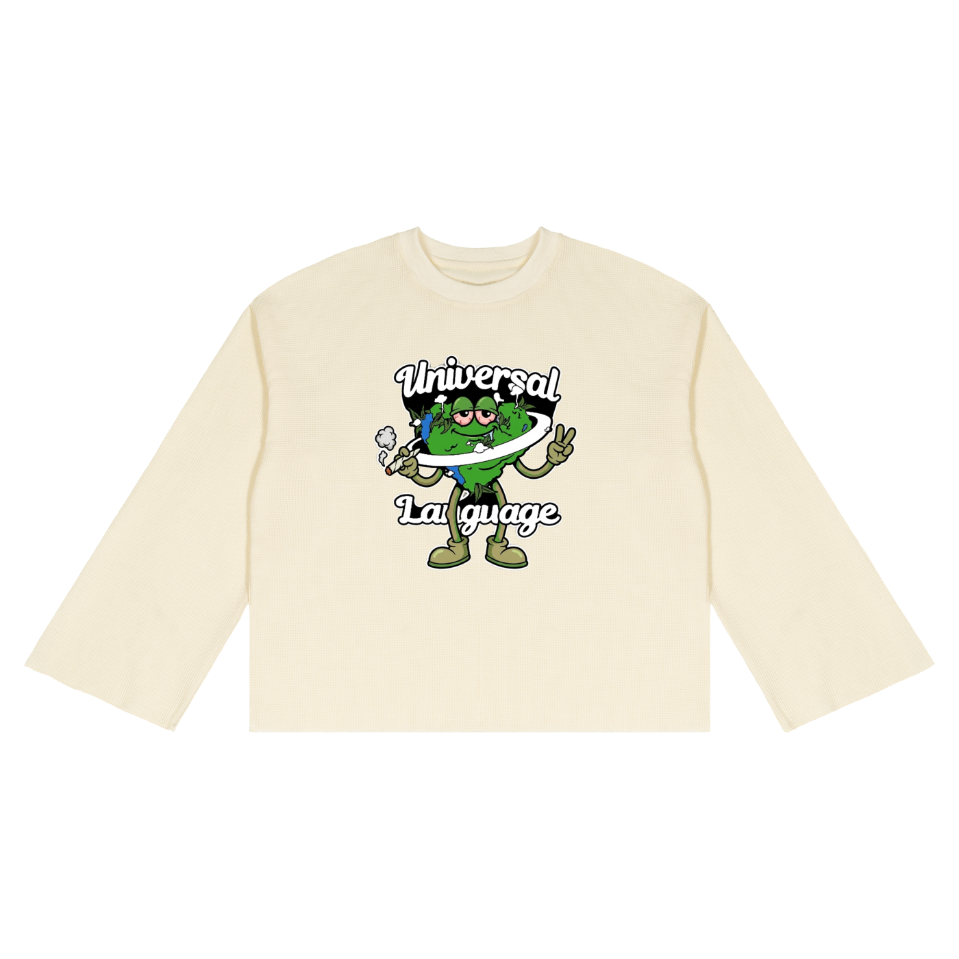 Unisex Waffle Raw Edge T-Shirt APC Stoner