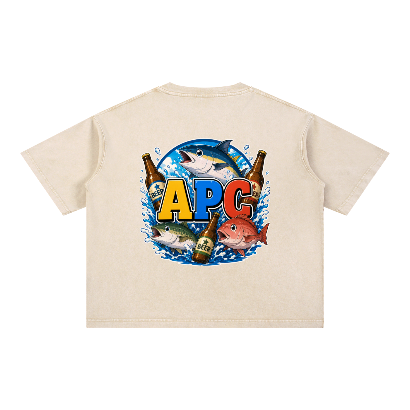 Mineral Wash Boxy Cotton T-Shirt DBZ