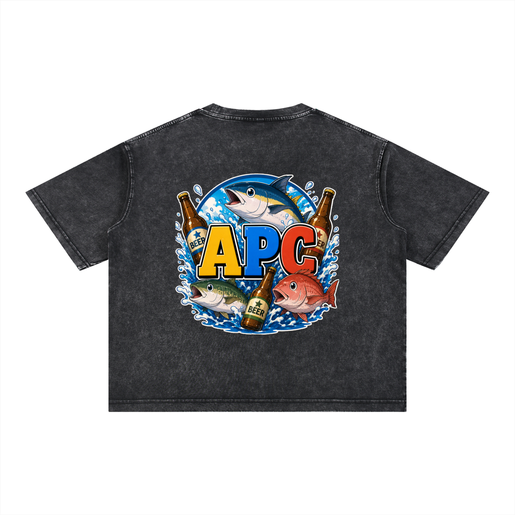 Mineral Wash Boxy Cotton T-Shirt DBZ