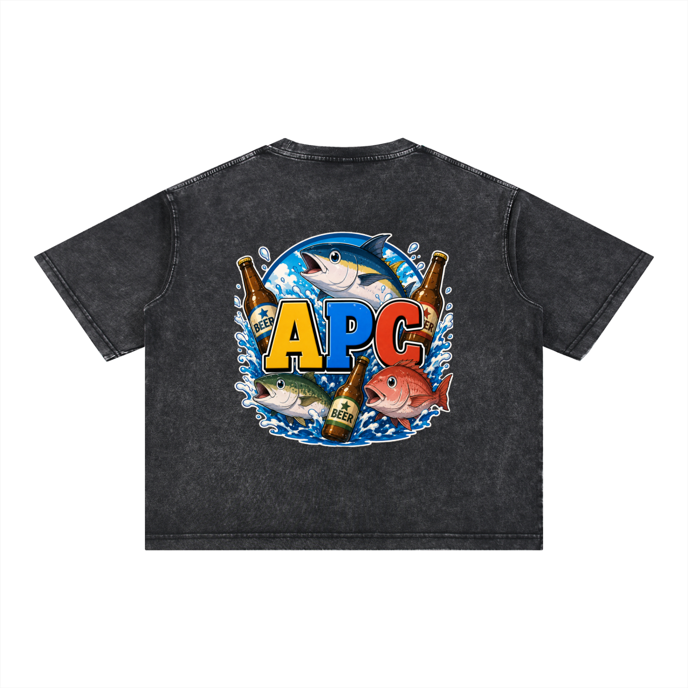 Mineral Wash Boxy Cotton T-Shirt DBZ