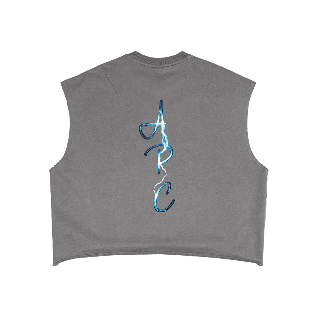 French Terry Boxy Tank Top Static Shock