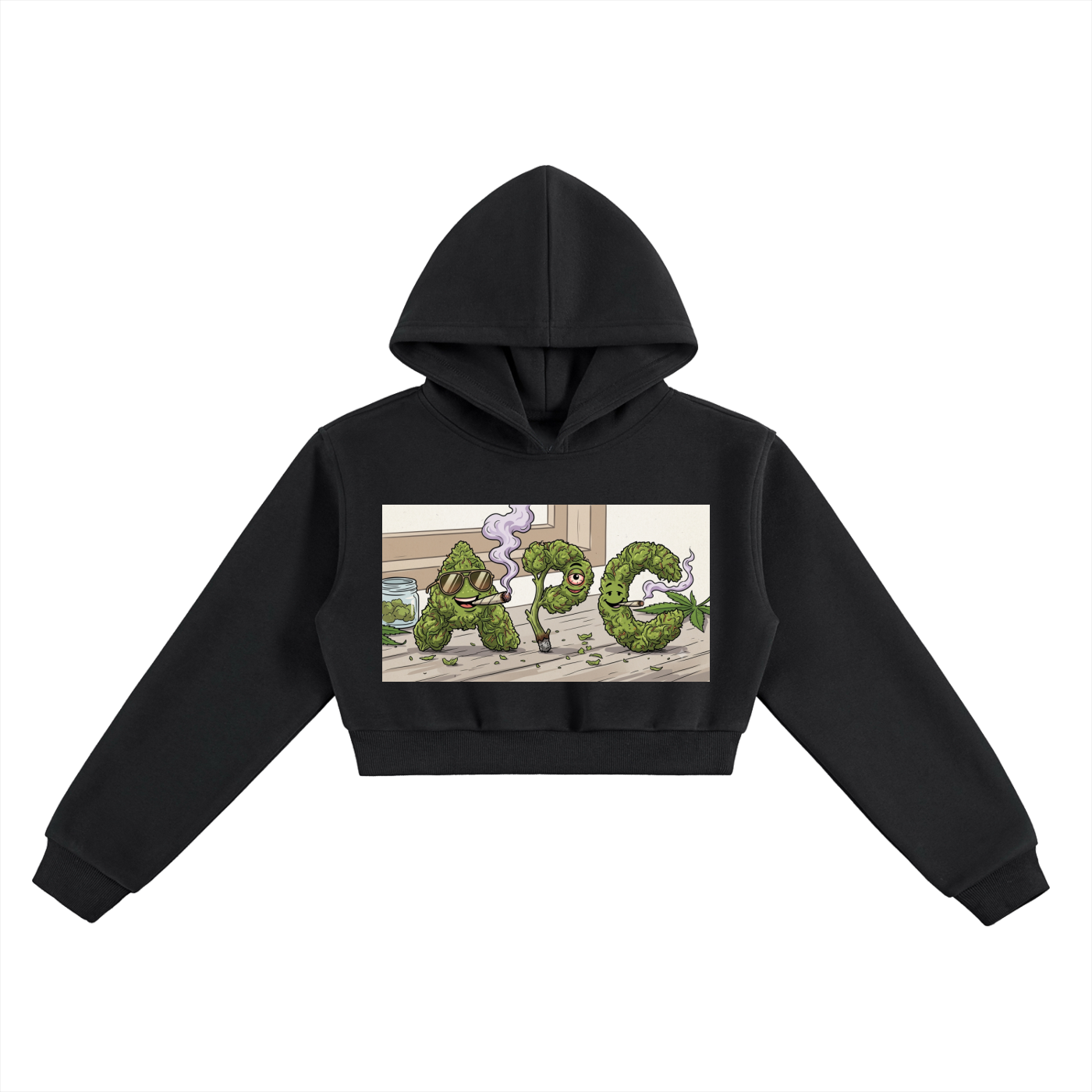 Essential Cropped Hoodie