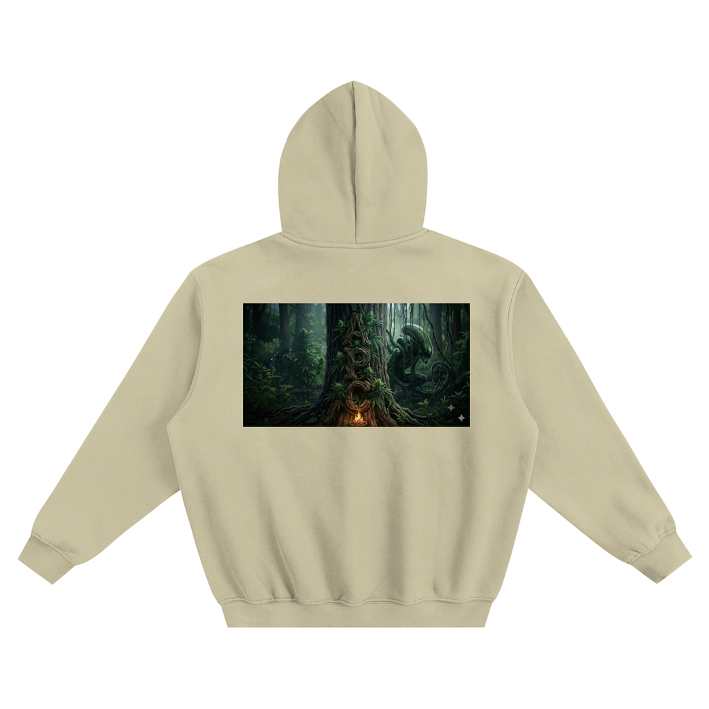 Fleeced Boxy Hoodie AvP