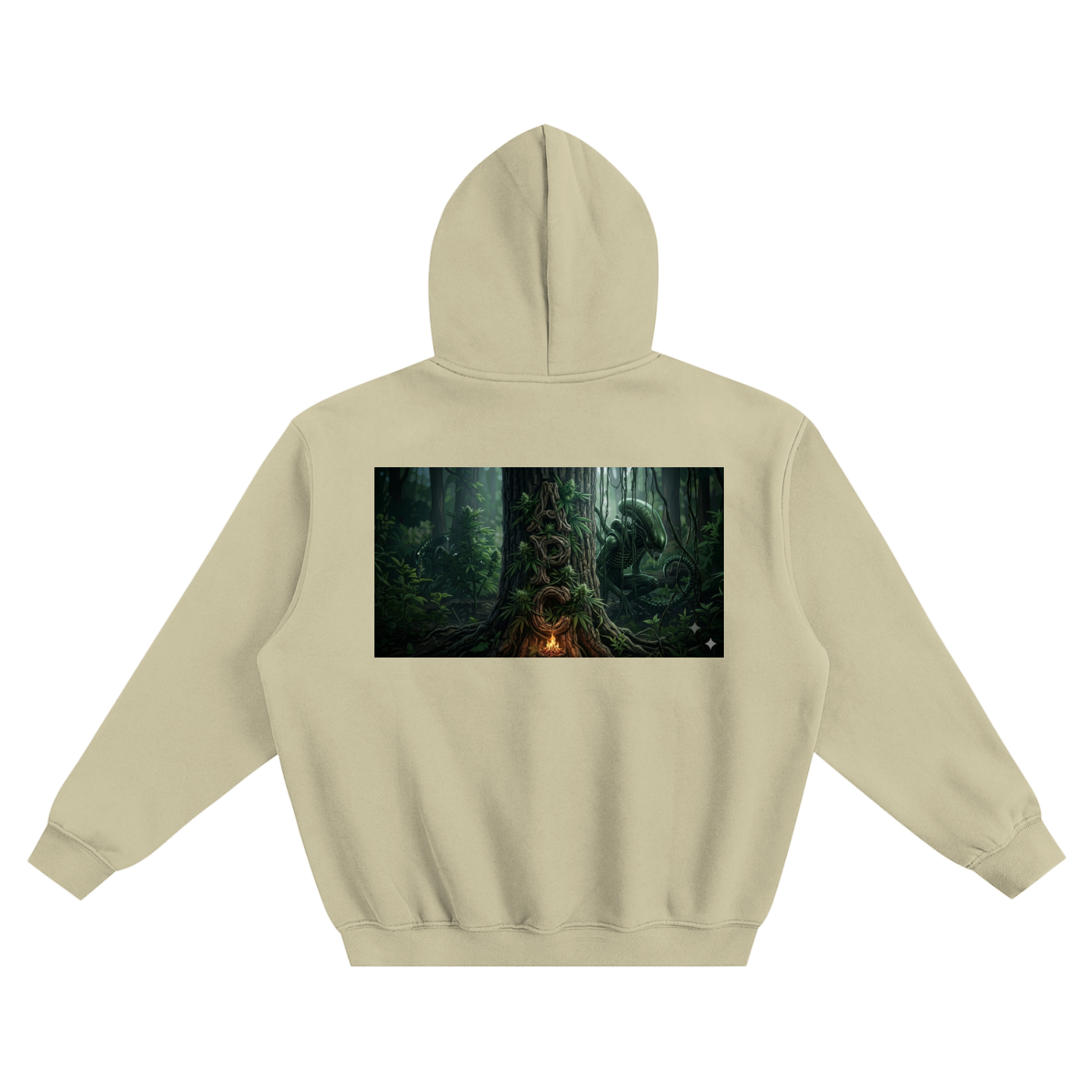 Fleeced Boxy Hoodie AvP