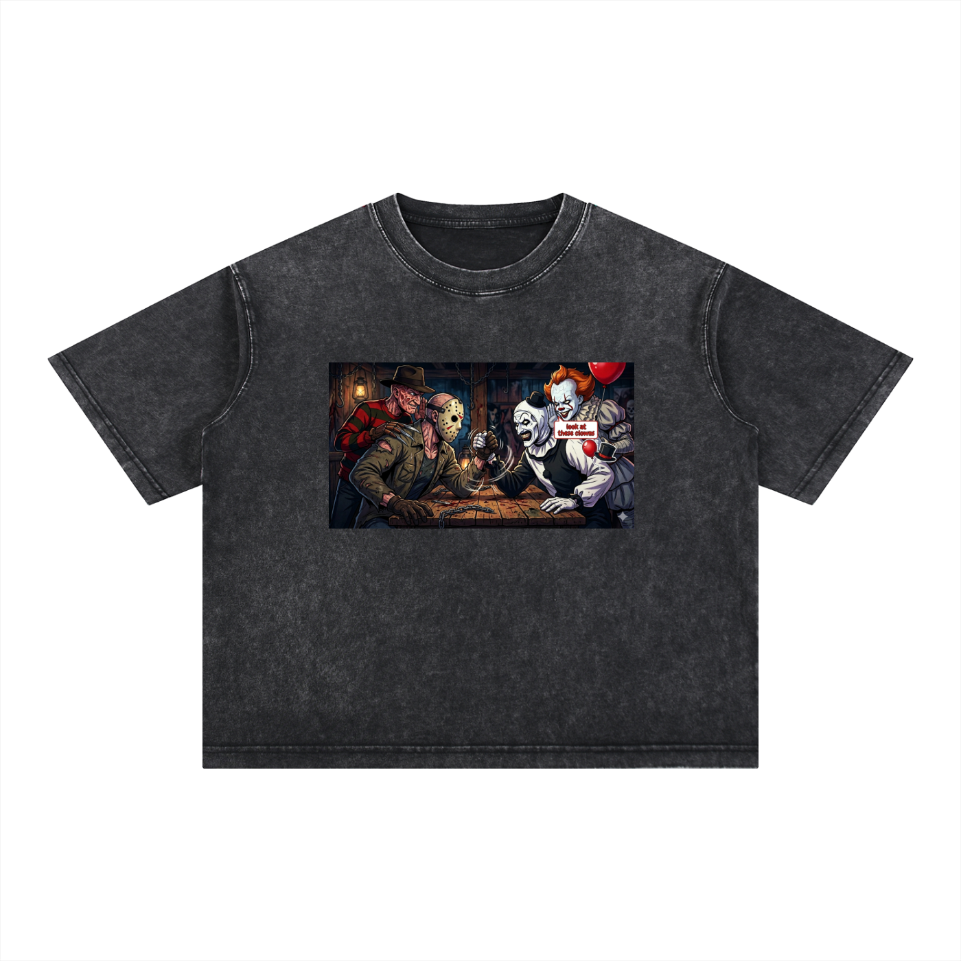 Mineral Wash Boxy Cotton T-Shirt