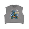 French Terry Boxy Tank Top Static Shock