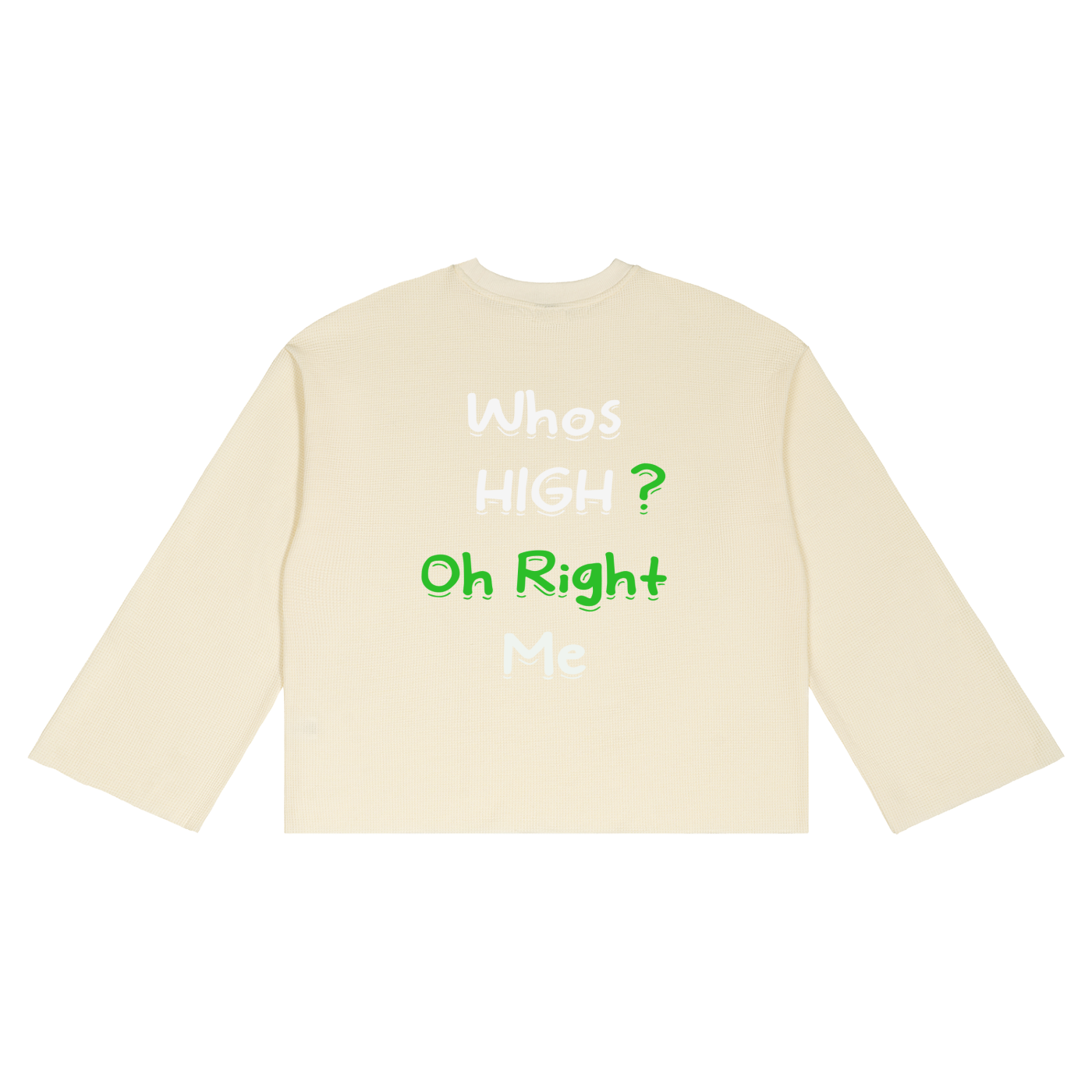 Unisex Waffle Raw Edge T-Shirt APC Stoner