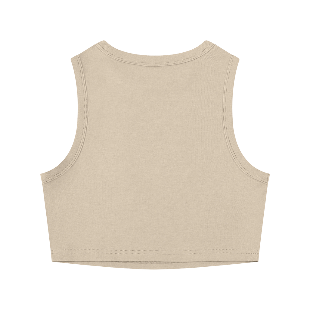Women's Tight Crewneck Crop Tank Top its all love