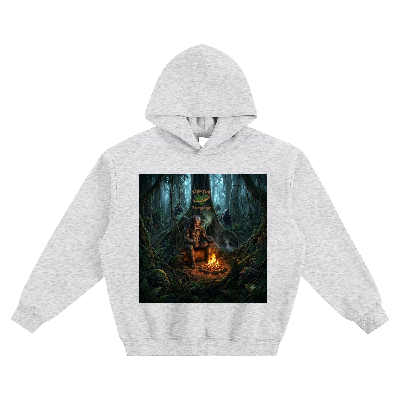 Fleeced Boxy Hoodie AvP