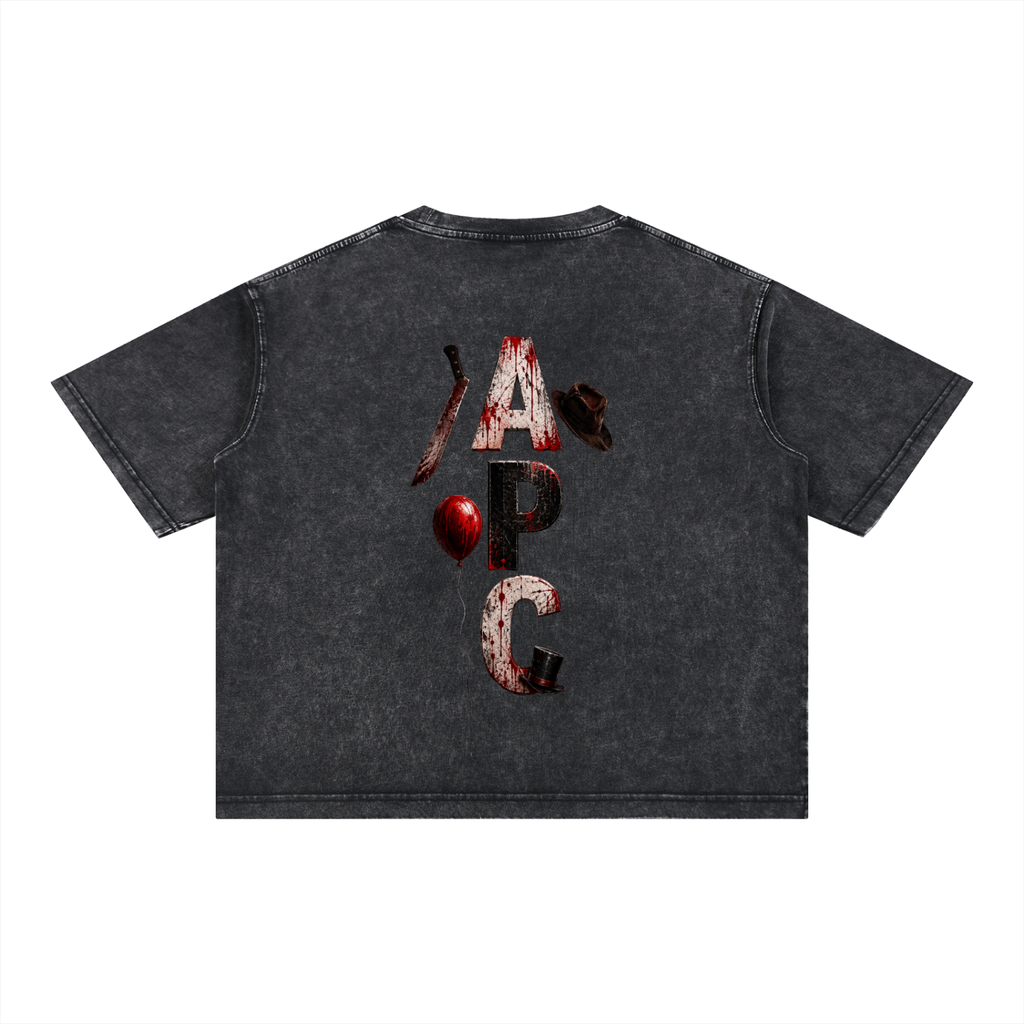Mineral Wash Boxy Cotton T-Shirt