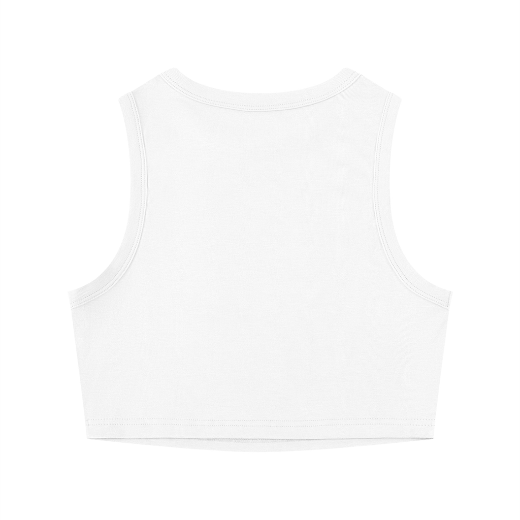 Women's Tight Crewneck Crop Tank Top its all love