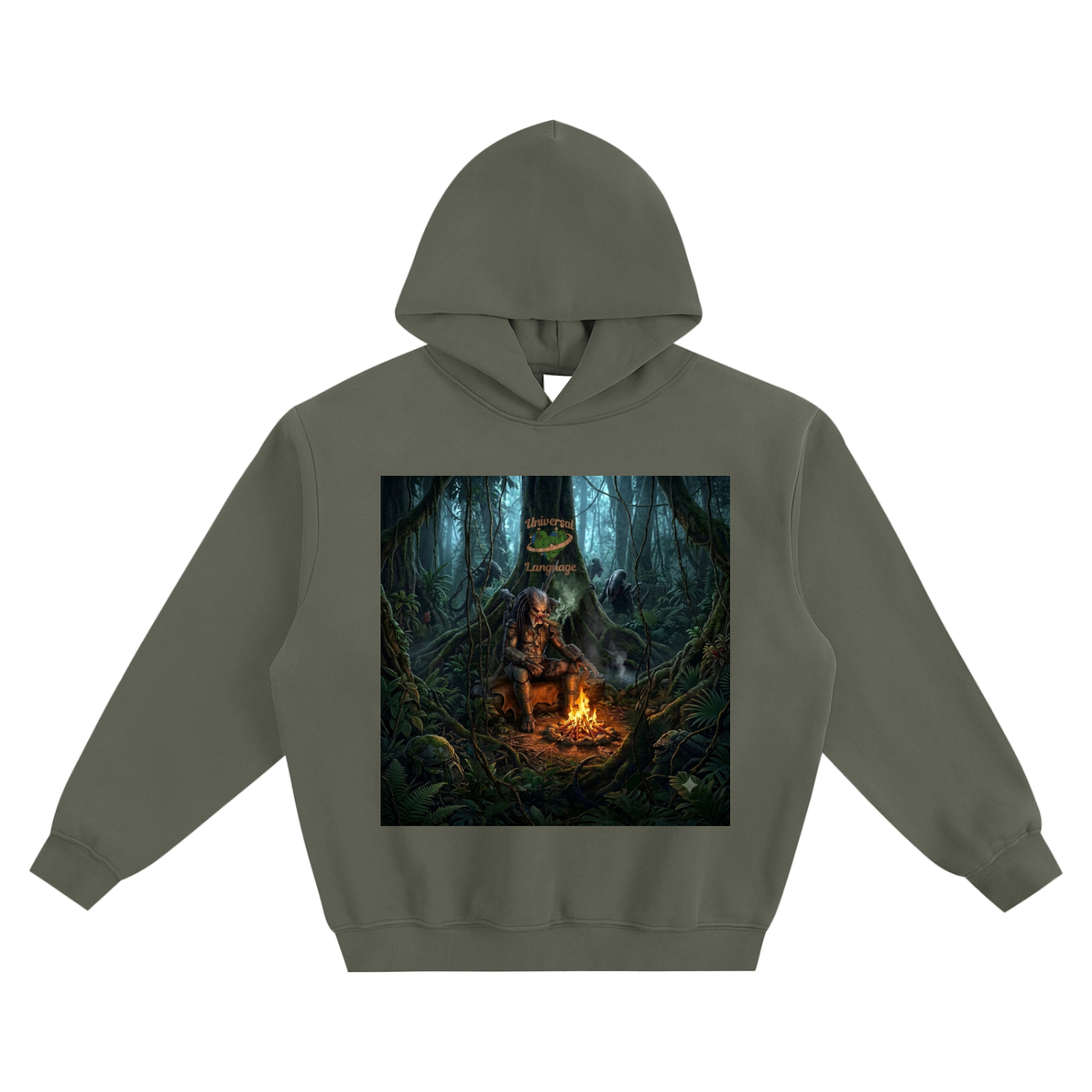 Fleeced Boxy Hoodie AvP