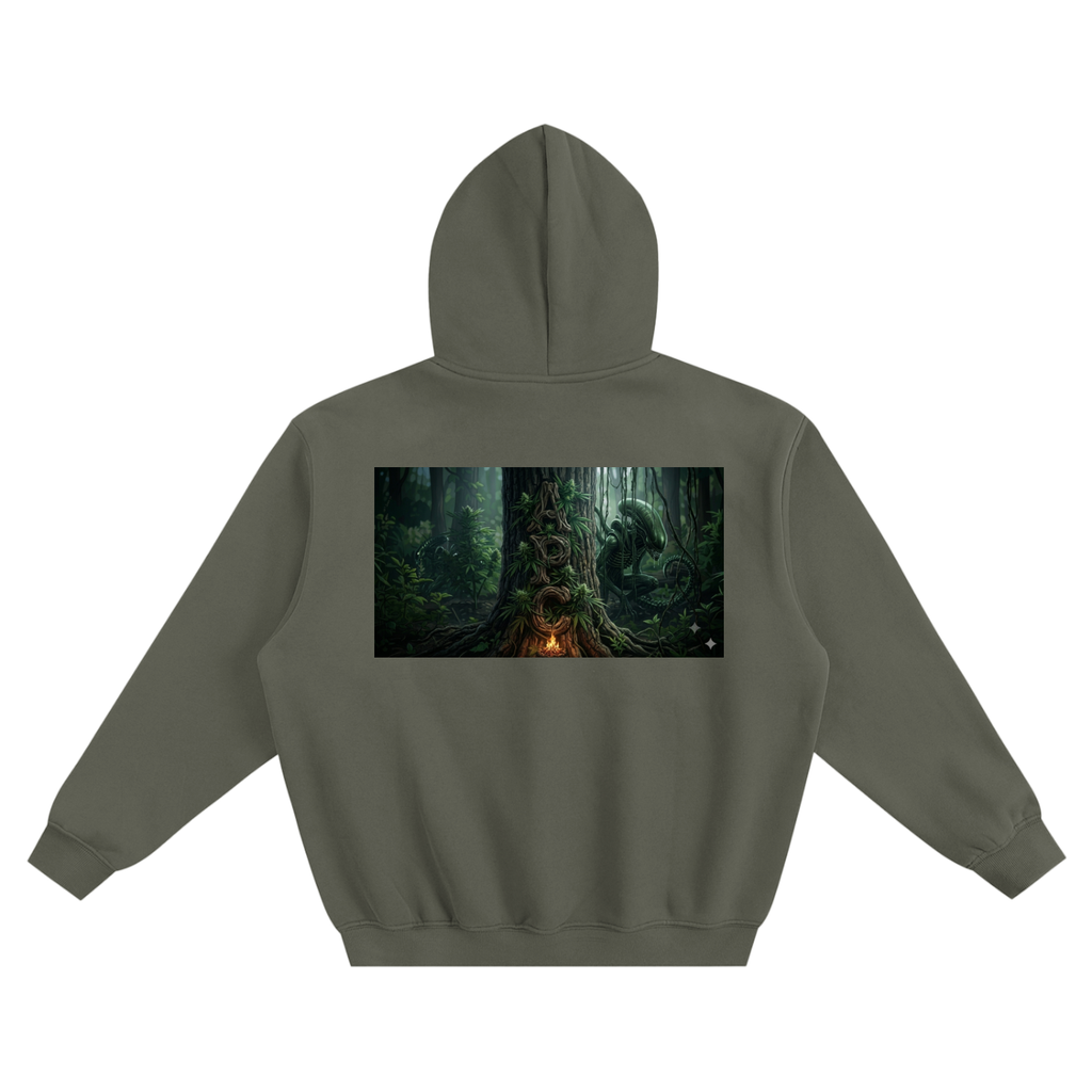 Fleeced Boxy Hoodie AvP